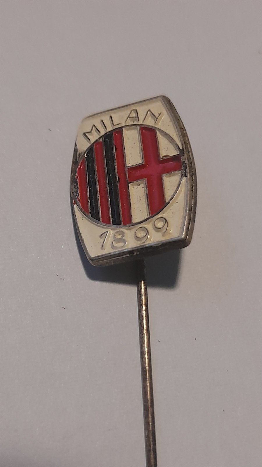 Vintage AC Milan Speldje - Voetbalclub Pin 1899, Verzenden, Gebruikt, Sport