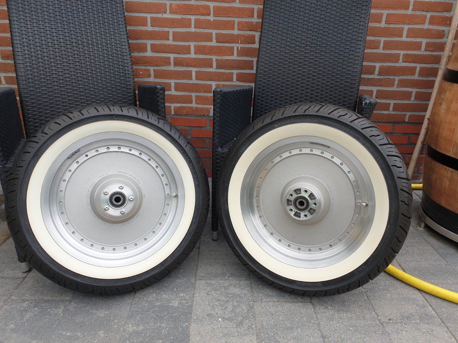 Fatboy Wielset met whitewal banden., Ophalen, Gebruikt