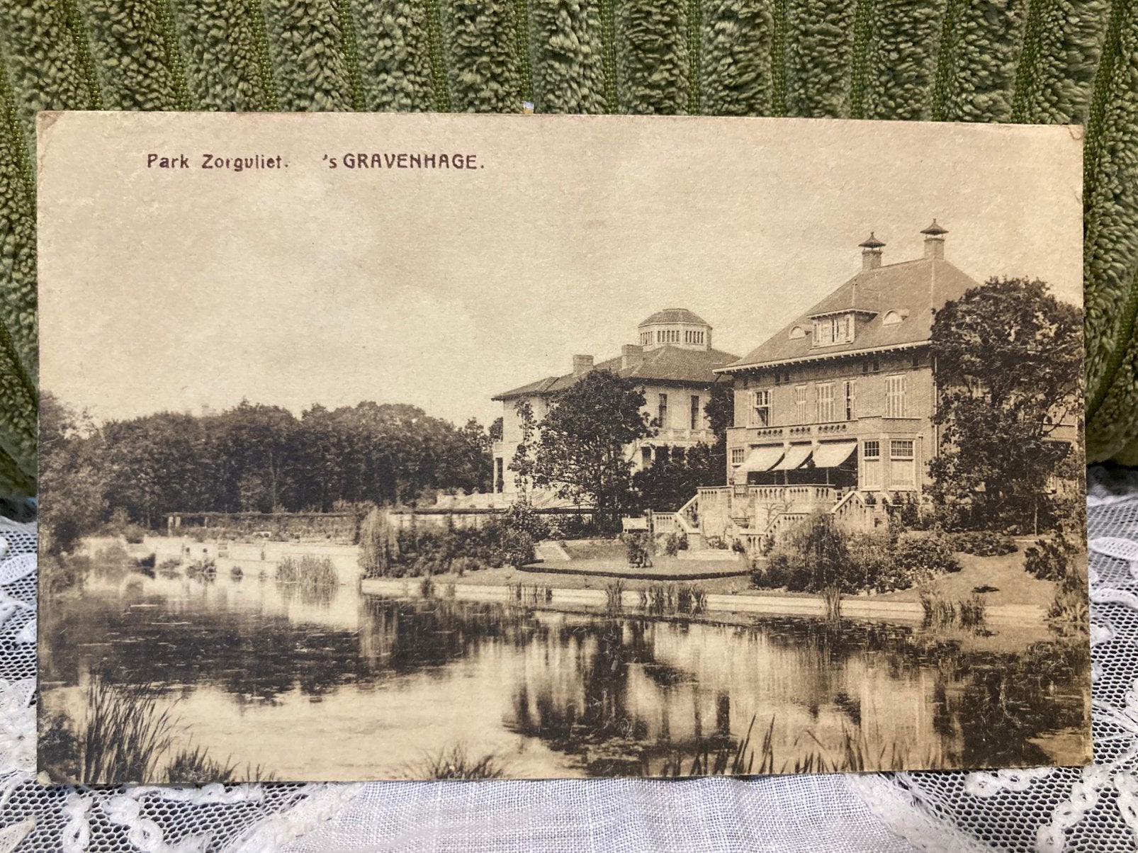Oude ansichtkaart Park Zorgvliet ‘s Gravenhage (170826), Ophalen of Verzenden, Voor 1920, Ongelopen, Zuid-Holland