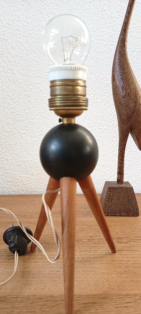 Tripod  tafellampje by  Severin Hansen - Denemarken  50 s, Huis en Inrichting, Ophalen, Deense vintage  - satelliet-sputnik  - Space -Age -  fifties