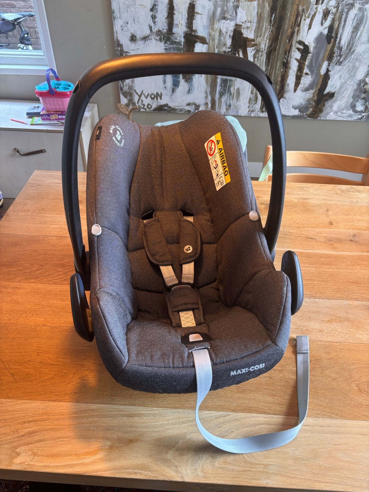 Maxi-Cosi autostoel, Kinderen en Baby's, Ophalen, Autogordel, Zijbescherming, Zo goed als nieuw