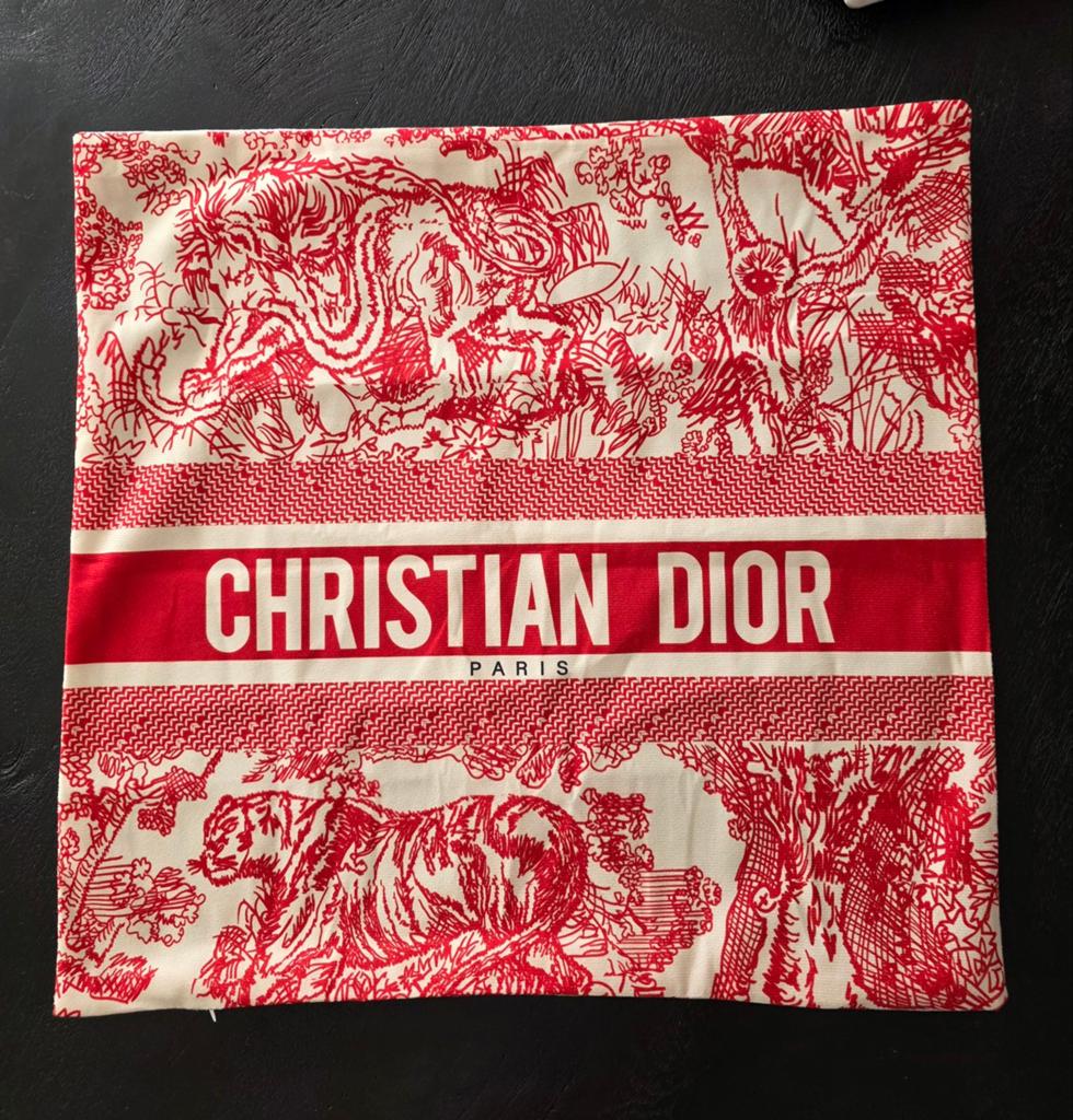 Kussenhoes Christaiam Dior, Ophalen of Verzenden, Rood, Vierkant