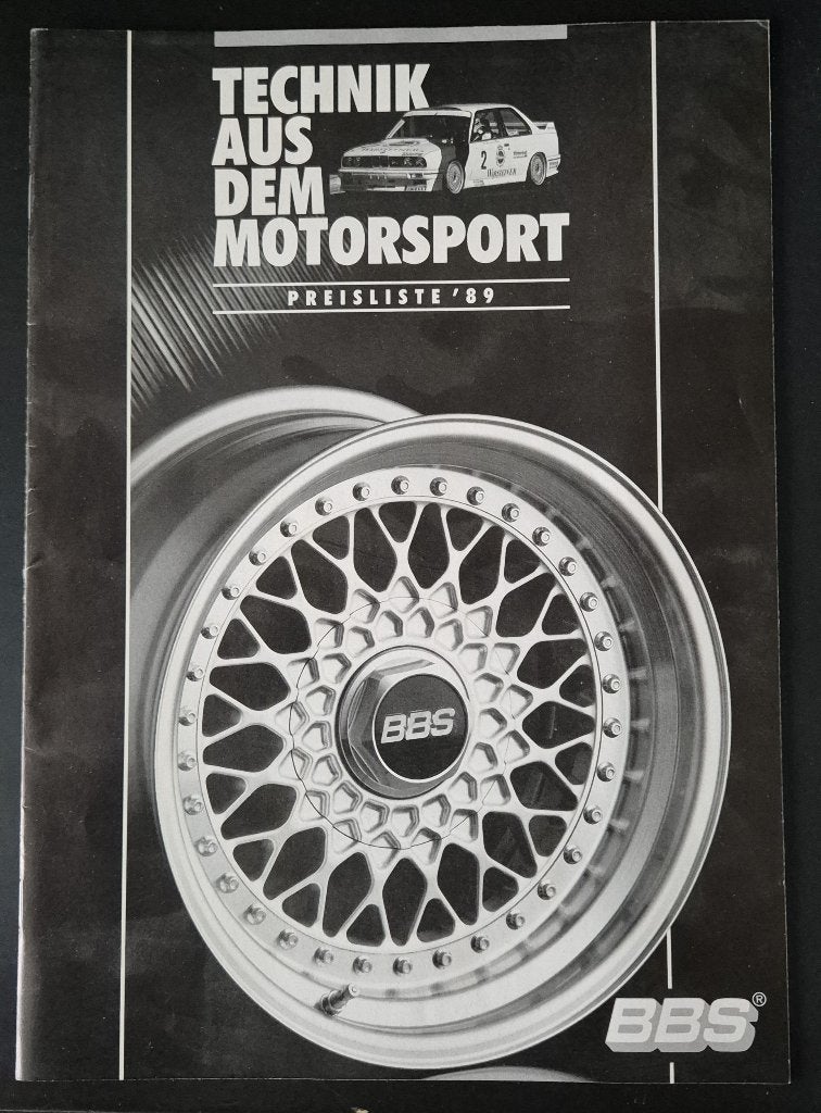 BBS velgen folder, Ophalen of Verzenden, BMW, Onbekend, Gelezen