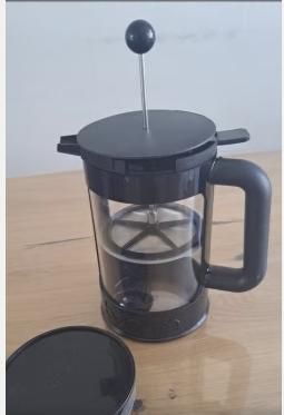 Bodum French Press cafetiere 1.5L – 12 cups – Black, Ophalen of Verzenden, Zo goed als nieuw, Overige modellen, Gemalen koffie