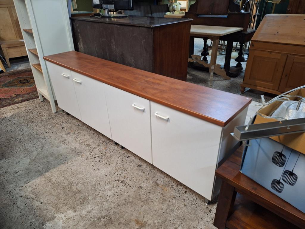 Keukenkast keuken kast 200 x 35 x 70 lange kast hal, Ophalen, Gebruikt, Wit, 50 tot 100 cm