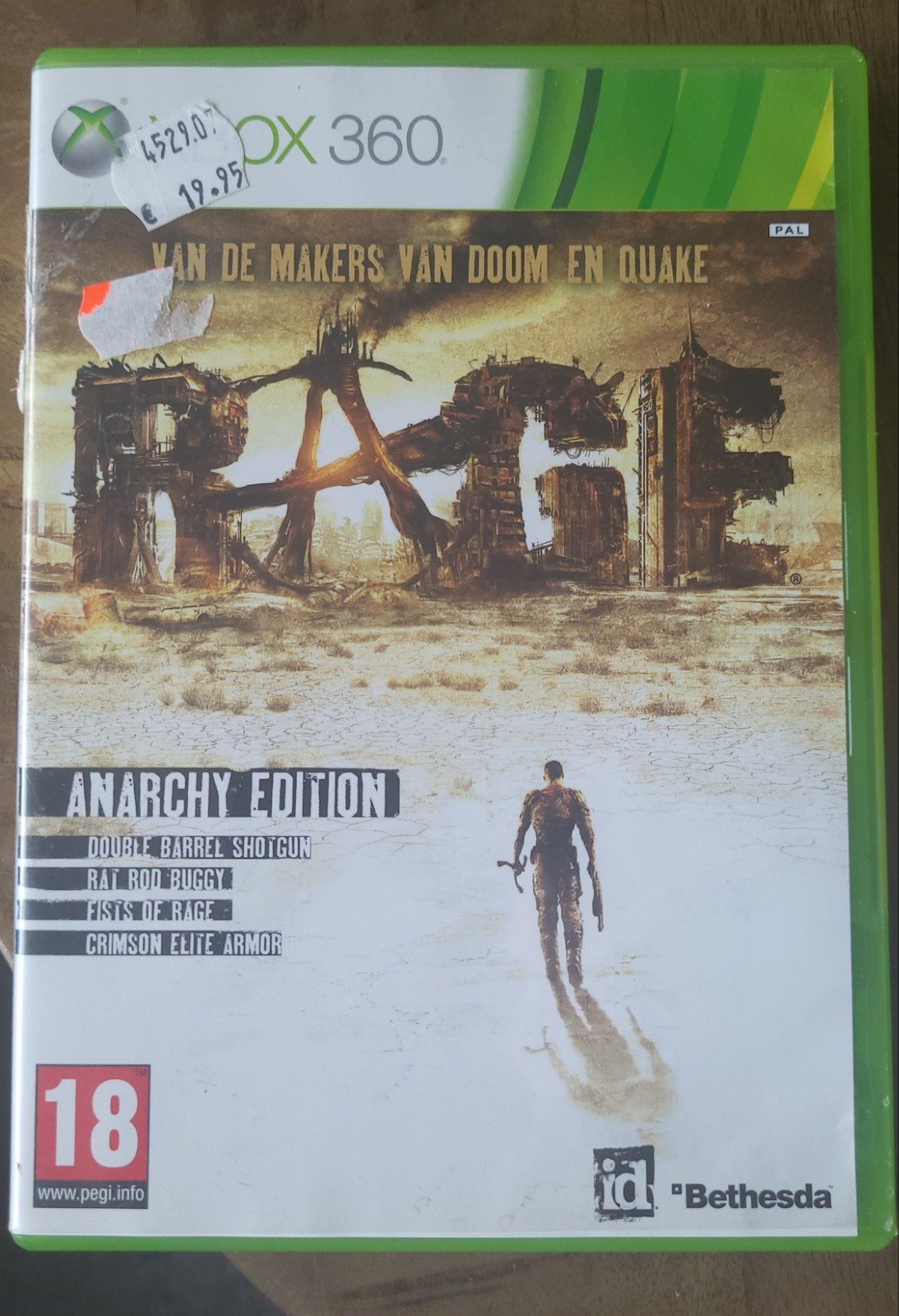 Rage Anarchy Edition (2 discs) - Xbox 360, Online, Vanaf 18 jaar, Shooter, Verzenden