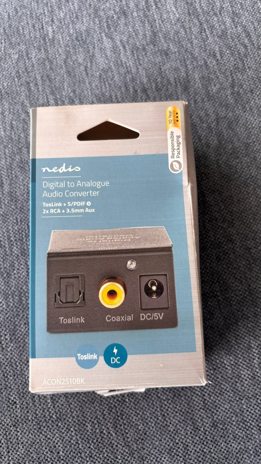 Nedis Digitale naar Analoge Audio Converter, Ophalen of Verzenden, Nieuw