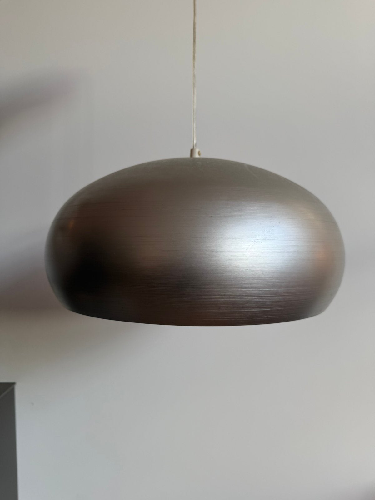 Vintage aluminium hanglamp Massive, Huis en Inrichting, Lampen | Hanglampen, Ophalen, Zo goed als nieuw