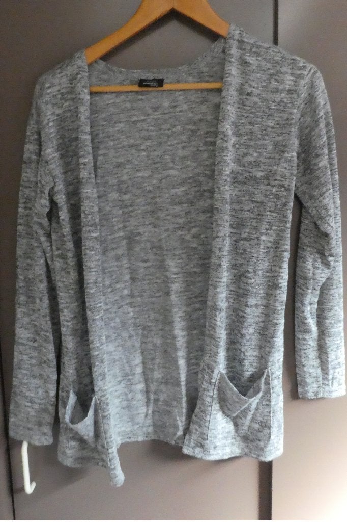 grijs gemeleerd dun vest , maat: 158/164, Kinderen en Baby's, Kinderkleding | Maat 158, Gebruikt, Meisje, Trui of Vest, Ophalen of Verzenden
