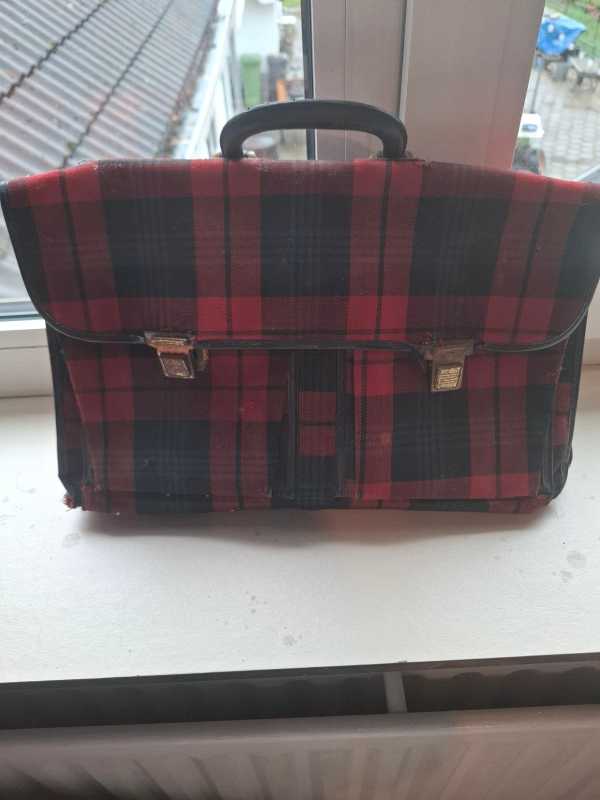 Vintage schooltas, Ophalen of Verzenden, Gebruikt, Overige merken