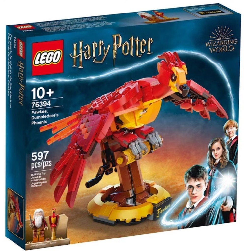 Lego Harry Potter Fawkes, Dumbledore's Phoenix (76394), Ophalen of Verzenden, Complete set, Compleet, Lego