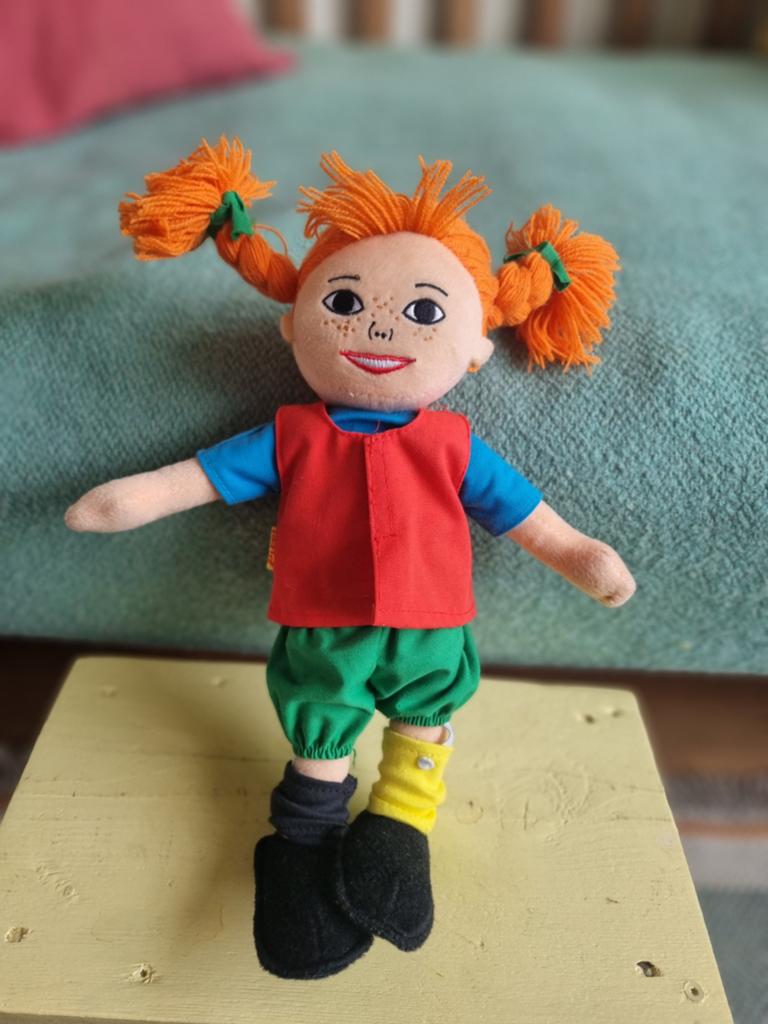 Pippi Langkous knuffelpop - Zo goed als nieuw, Ophalen of Verzenden, Zo goed als nieuw, Overige typen