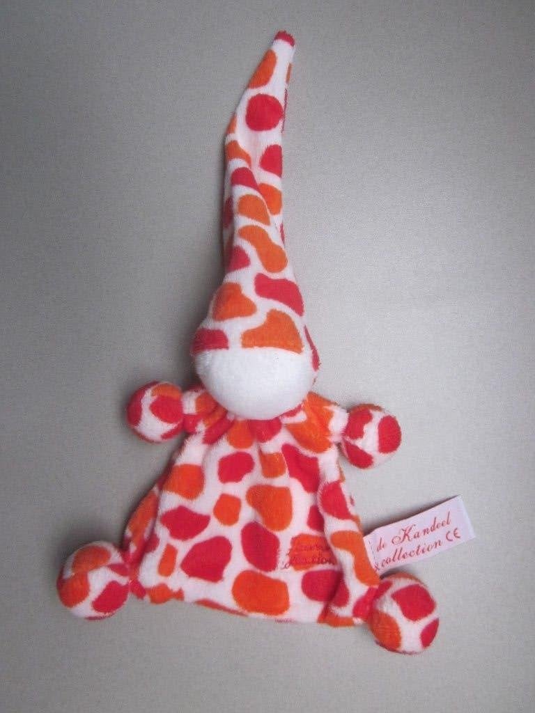 Tiamo de Kandeel Collection rood-oranje-wit doekje popje, Kinderen en Baby's, Speelgoed | Knuffels en Pluche, Overige karakters
