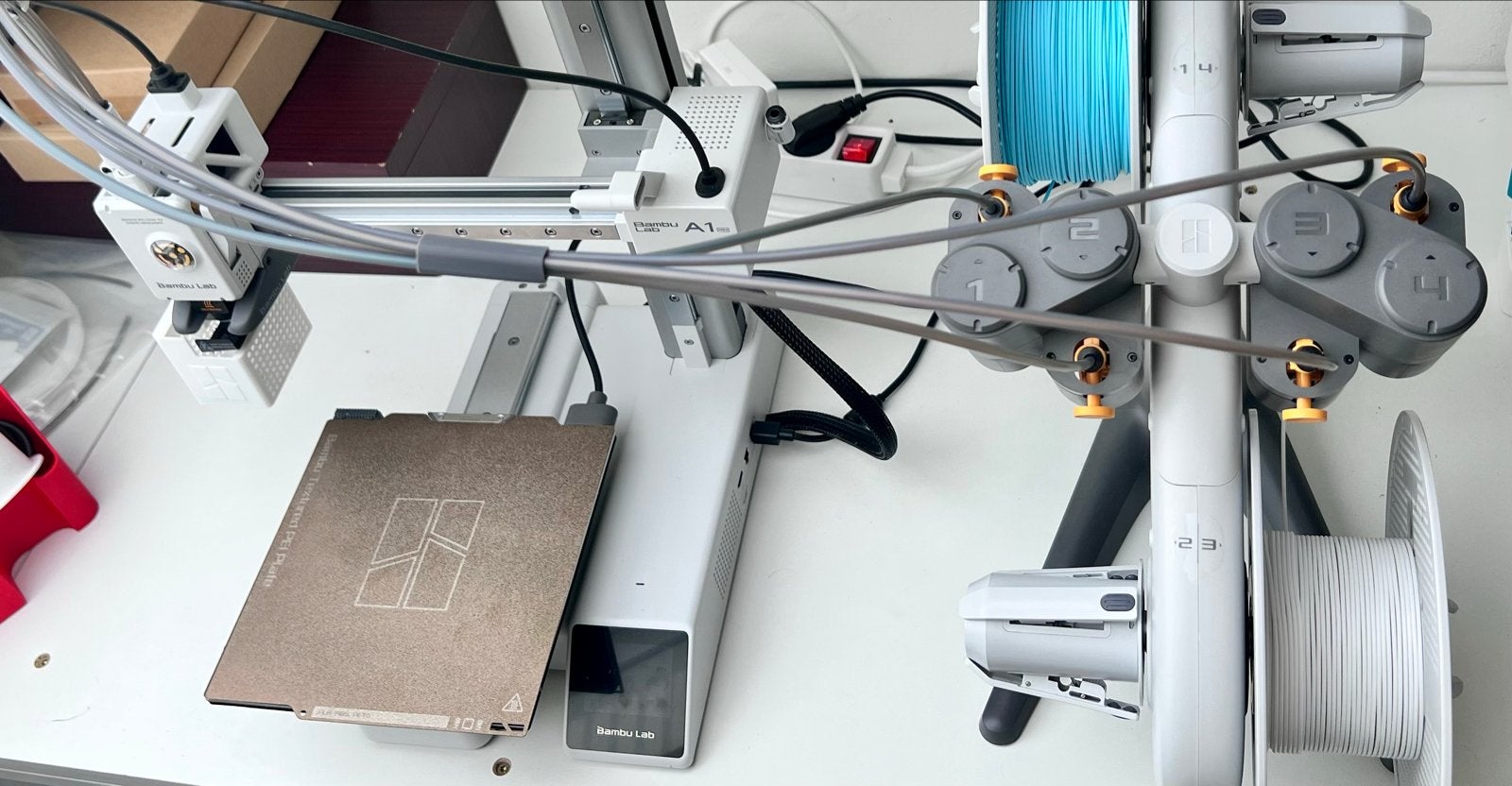 Bambu Lab A1 Mini Combo - Z.G.A.N. met AMS, Computers en Software, 3D Printers, Ingebouwde Wi-Fi, Ophalen of Verzenden, Zo goed als nieuw