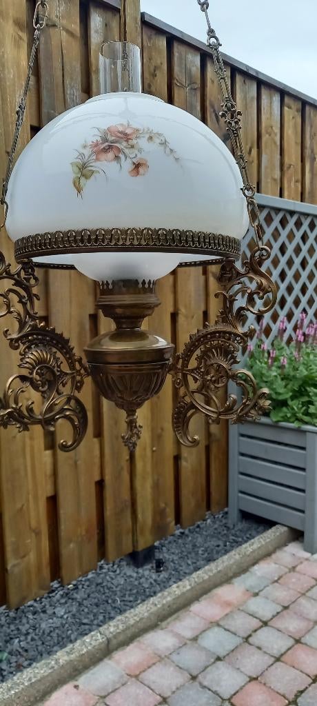 hanglamp, Ophalen, Gebruikt, Glas, Minder dan 50 cm