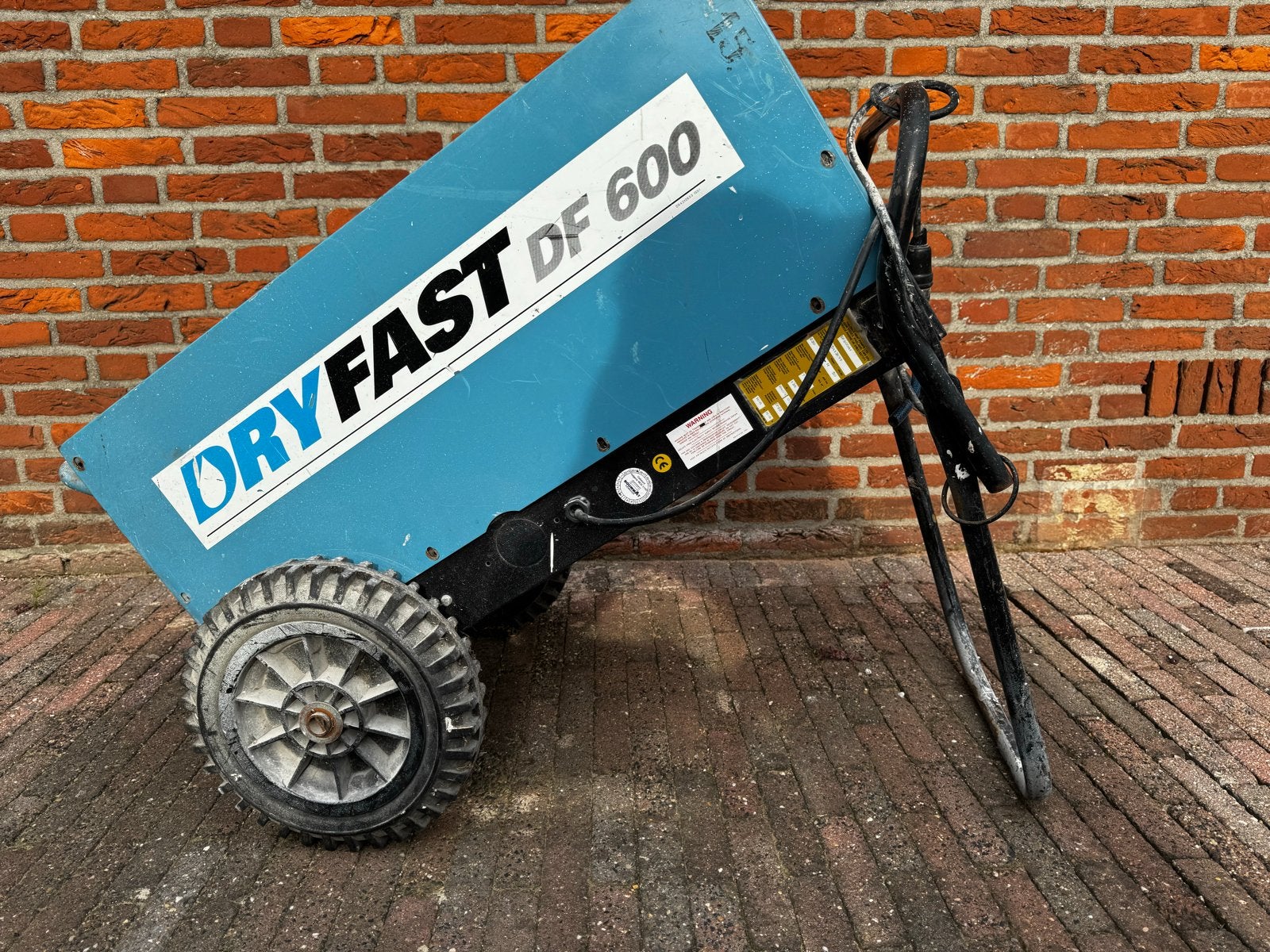 Dryfast DF 600 Bouwdroger , stukadoor - Nieuwe Compressor, Doe-het-zelf en Verbouw, Ophalen, Gebruikt, Ventilator