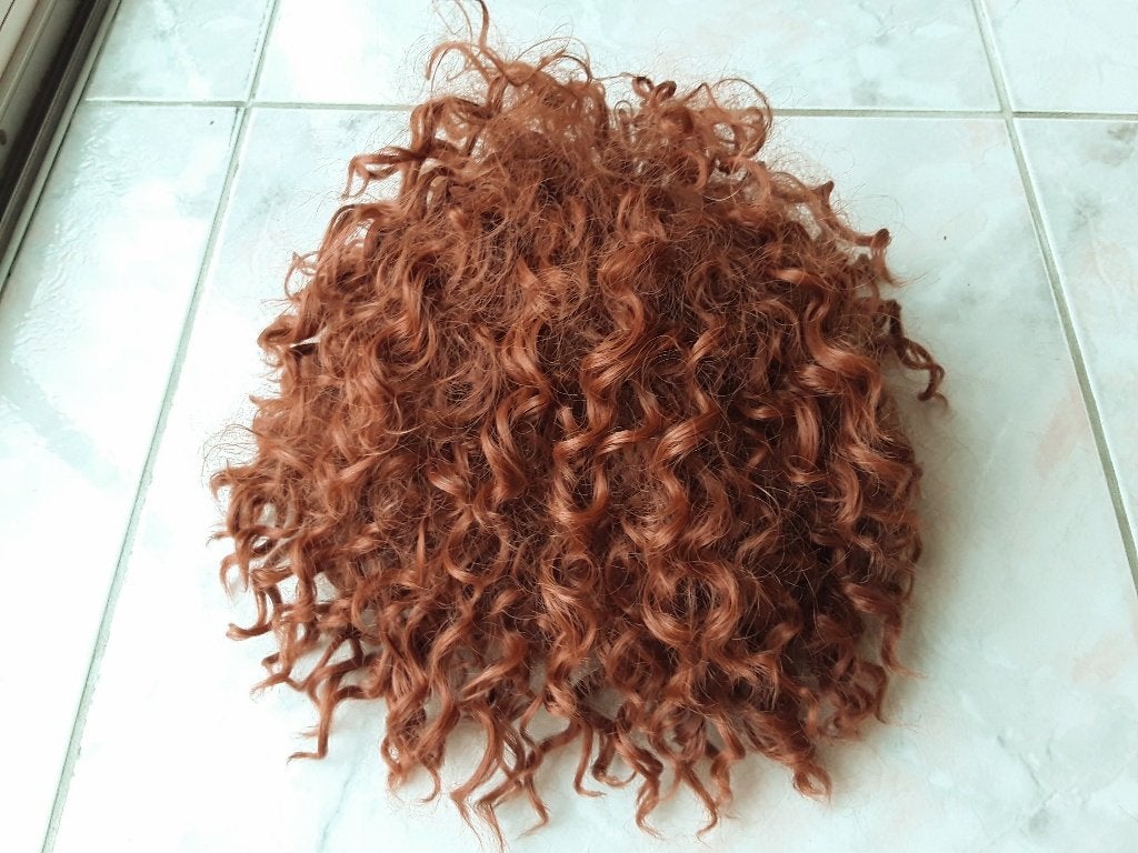 Waldorf poppen pruik, Verzamelen, Ophalen of Verzenden, Zo goed als nieuw, Accessoires
