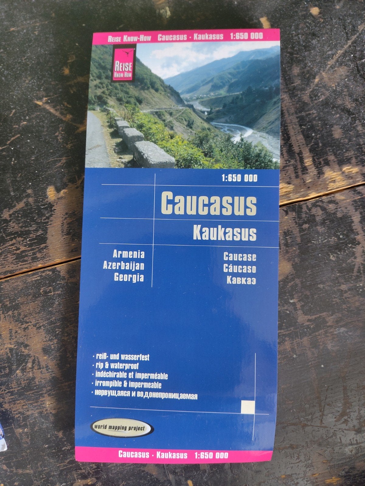 Wegenkaart Armenië, Georgië, Azerbeidzjan - Reis Know-How, Boeken, Ophalen of Verzenden, Zo goed als nieuw, Europa Overig