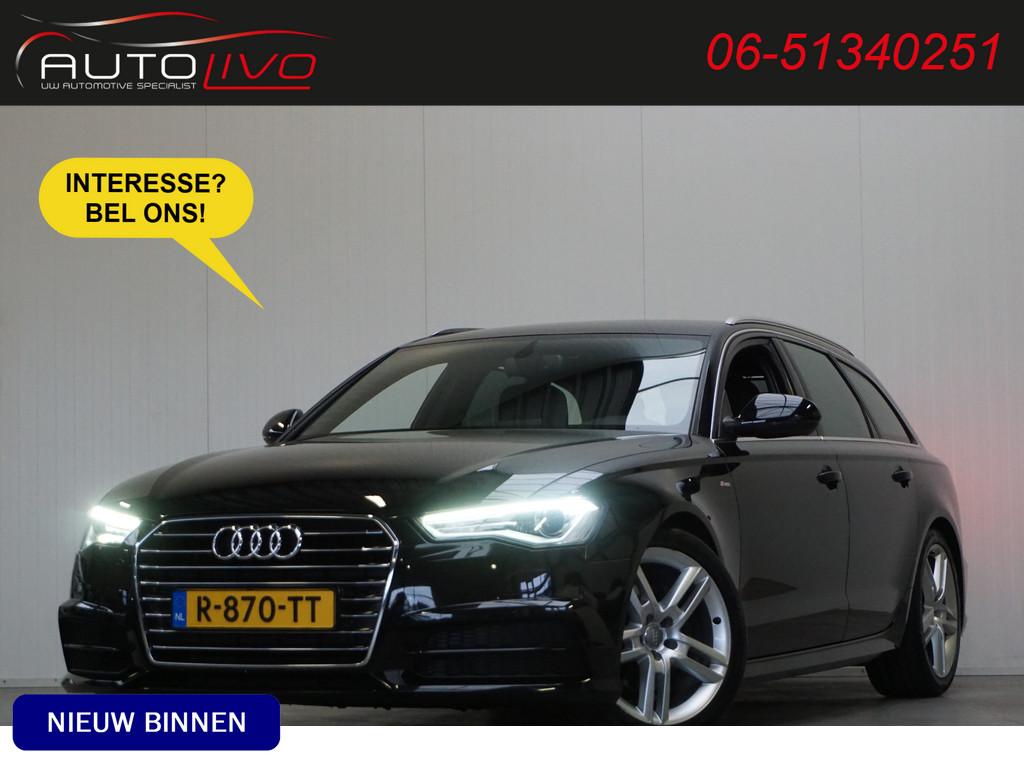 Audi A6 Avant 1.8 TFSI ultra S line Edition 190 PK! LUXE! SU, Auto's, Audi, Leder en Stof, Zwart, Lichtsensor, 93 €/maand