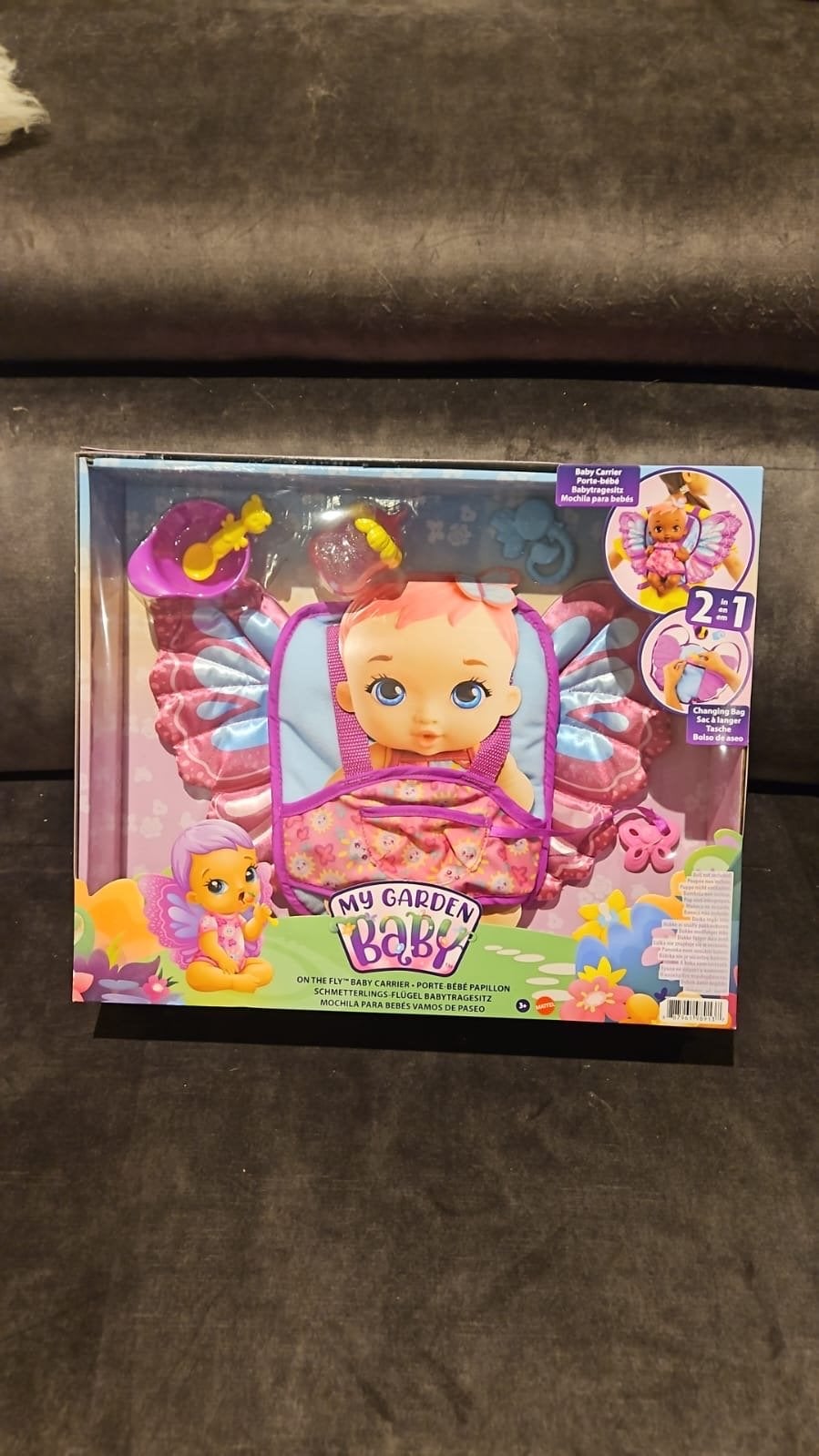 My Garden Baby Vlinder Draagzak, Kinderen en Baby's, Ophalen, Nieuw, Babypop