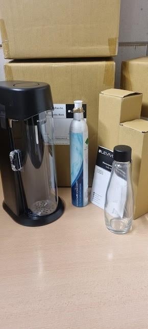 Sodastream / bruiswater machine Levivo – set met glazen fles, Ophalen of Verzenden, Nieuw