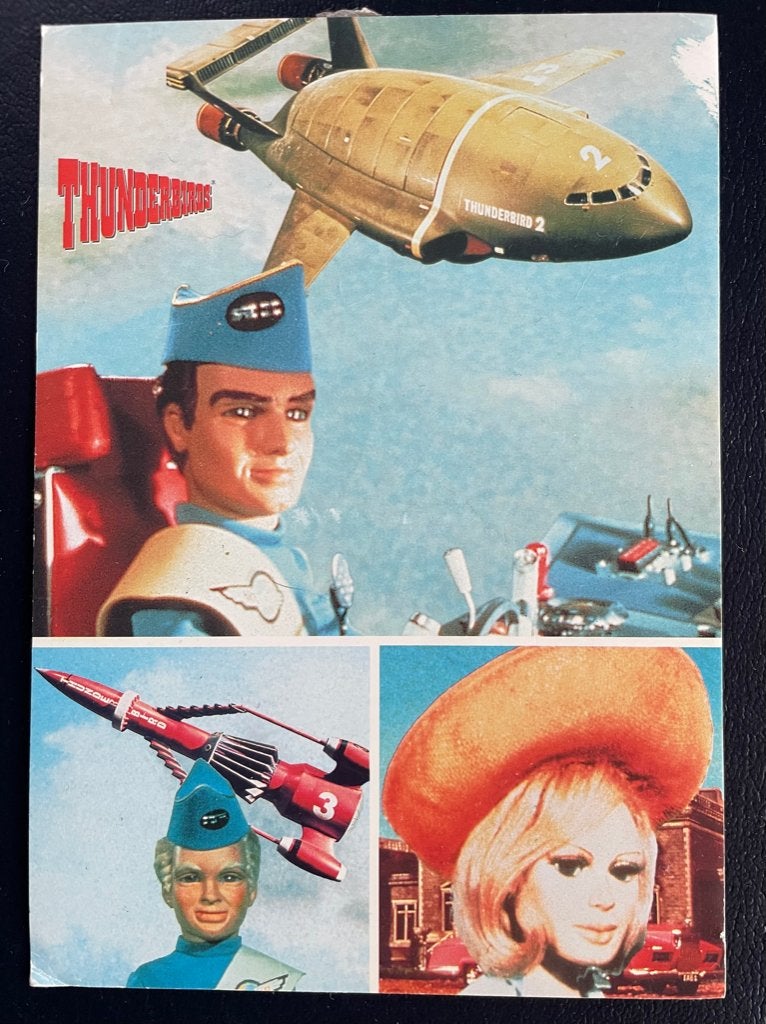 ansichtkaart / kaart van Thunderbirds., Verzenden, 1960 tot 1980, Sterren en Beroemdheden