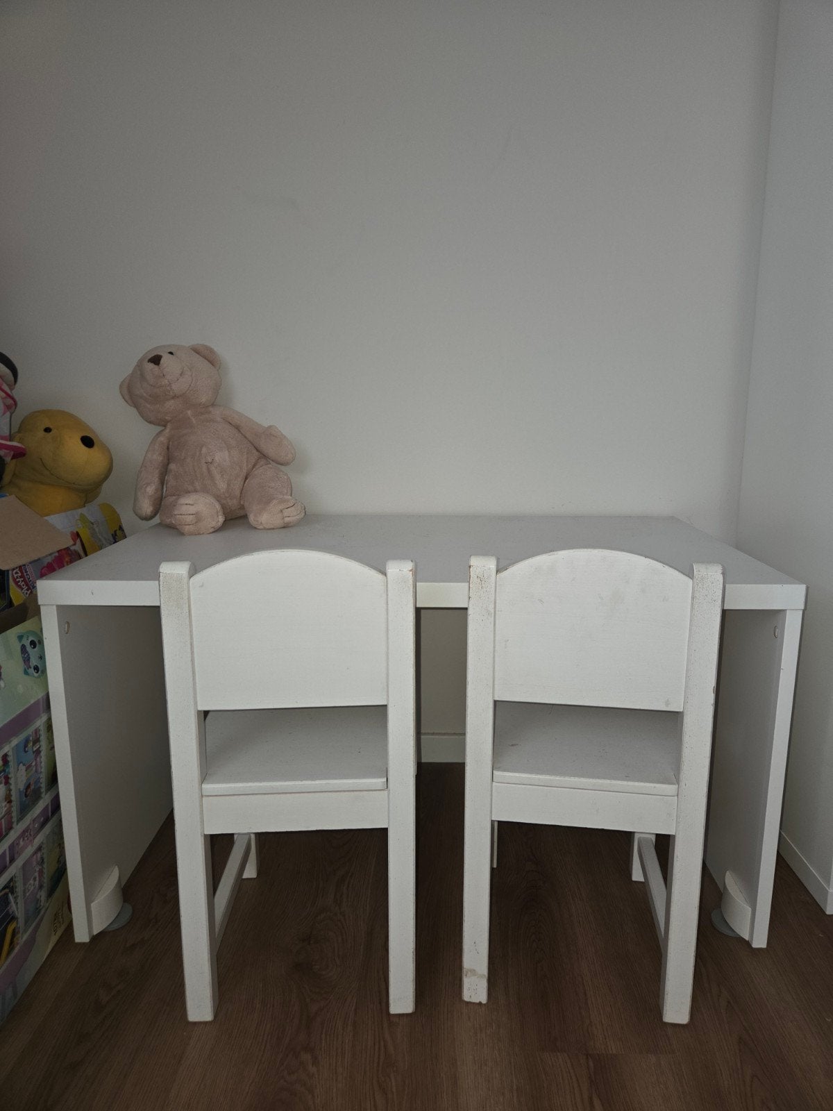 Bureautje met 2 stoelen, Ophalen, Gebruikt, Tafel(s) en Stoel(en)