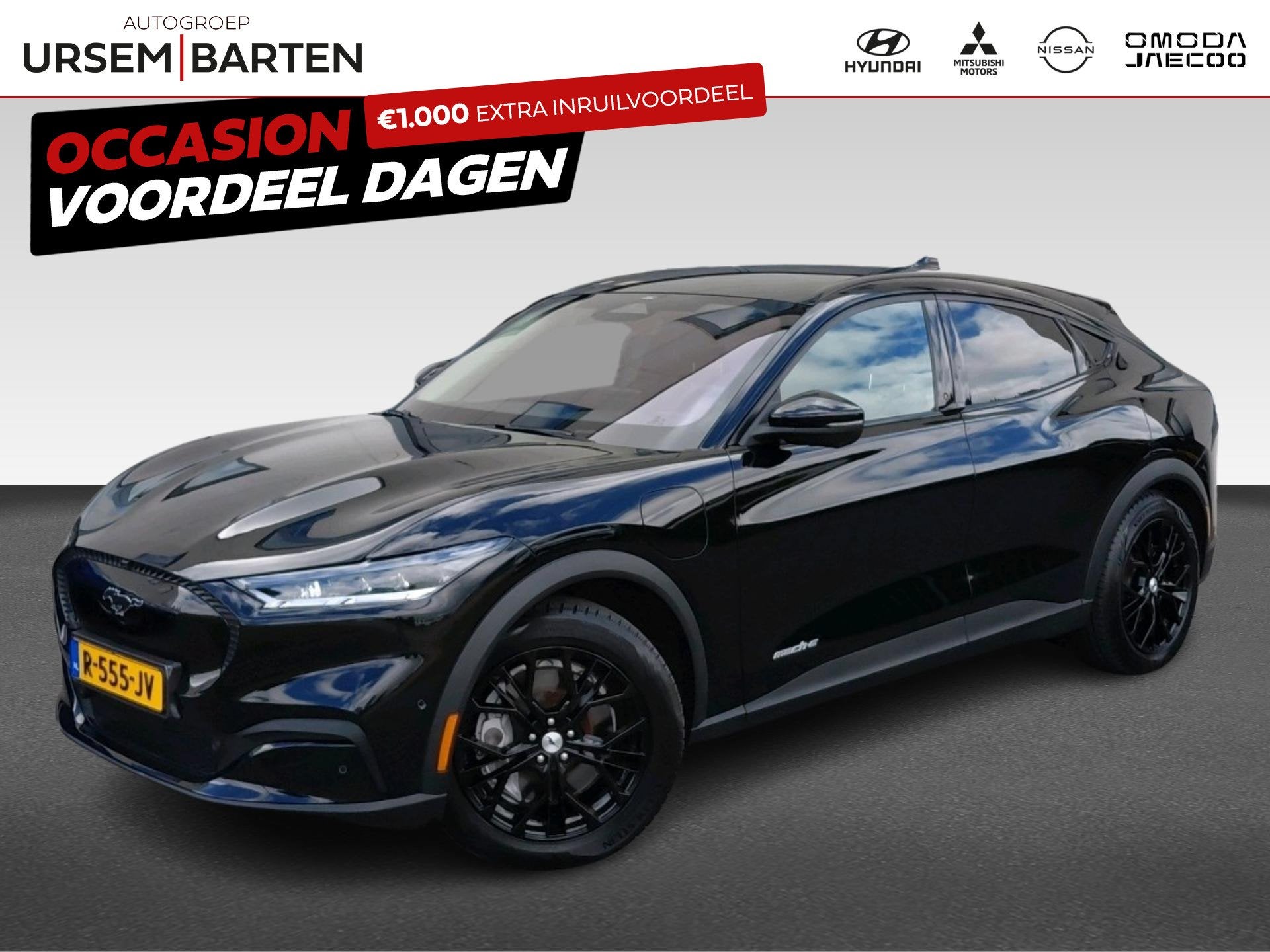 Ford Mustang Mach-E RWD 75 kWh, Auto's, Verwarmde buitenspiegels, Achterwielaandrijving, Gebruikt, 750 kg