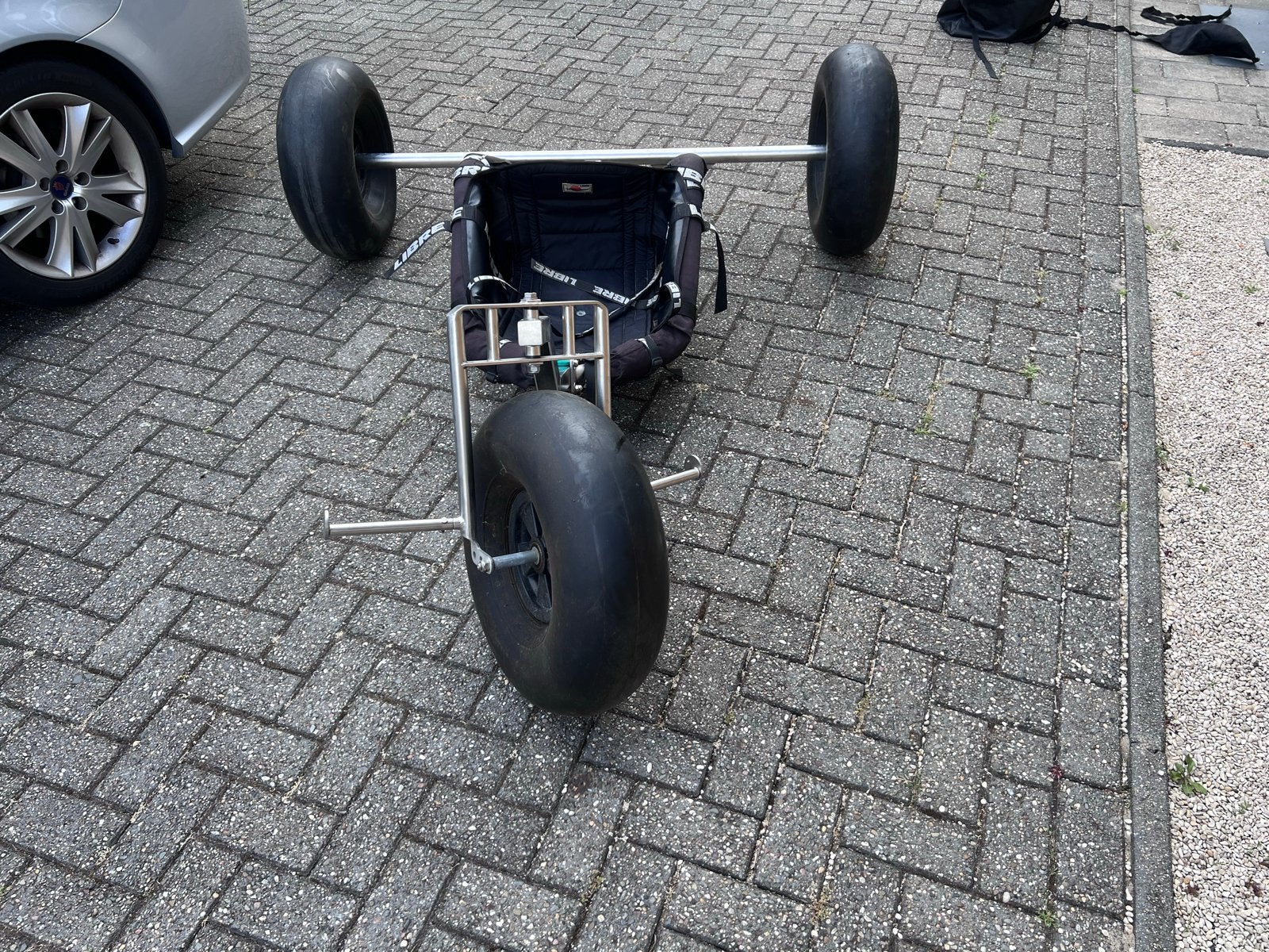 Libre Powerkite Buggy - Strandzeilwagen - Kitebuggy, Ophalen, Gebruikt