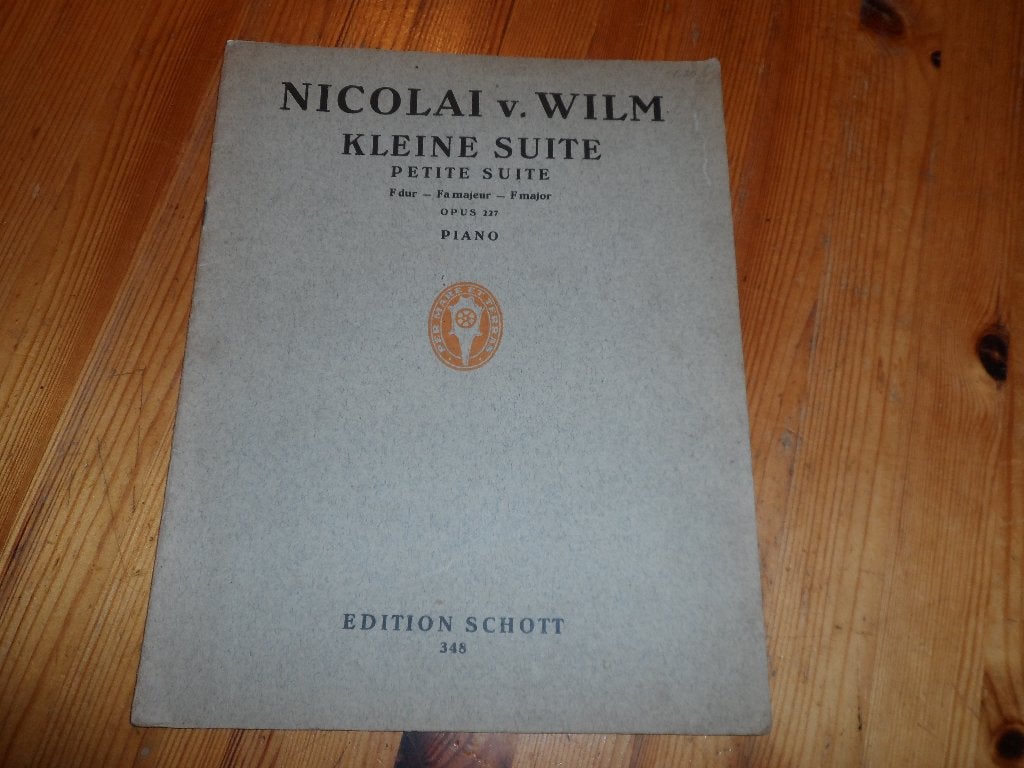 Nicolai von wilm, Gebruikt, Klassiek, Ophalen of Verzenden, Artiest of Componist