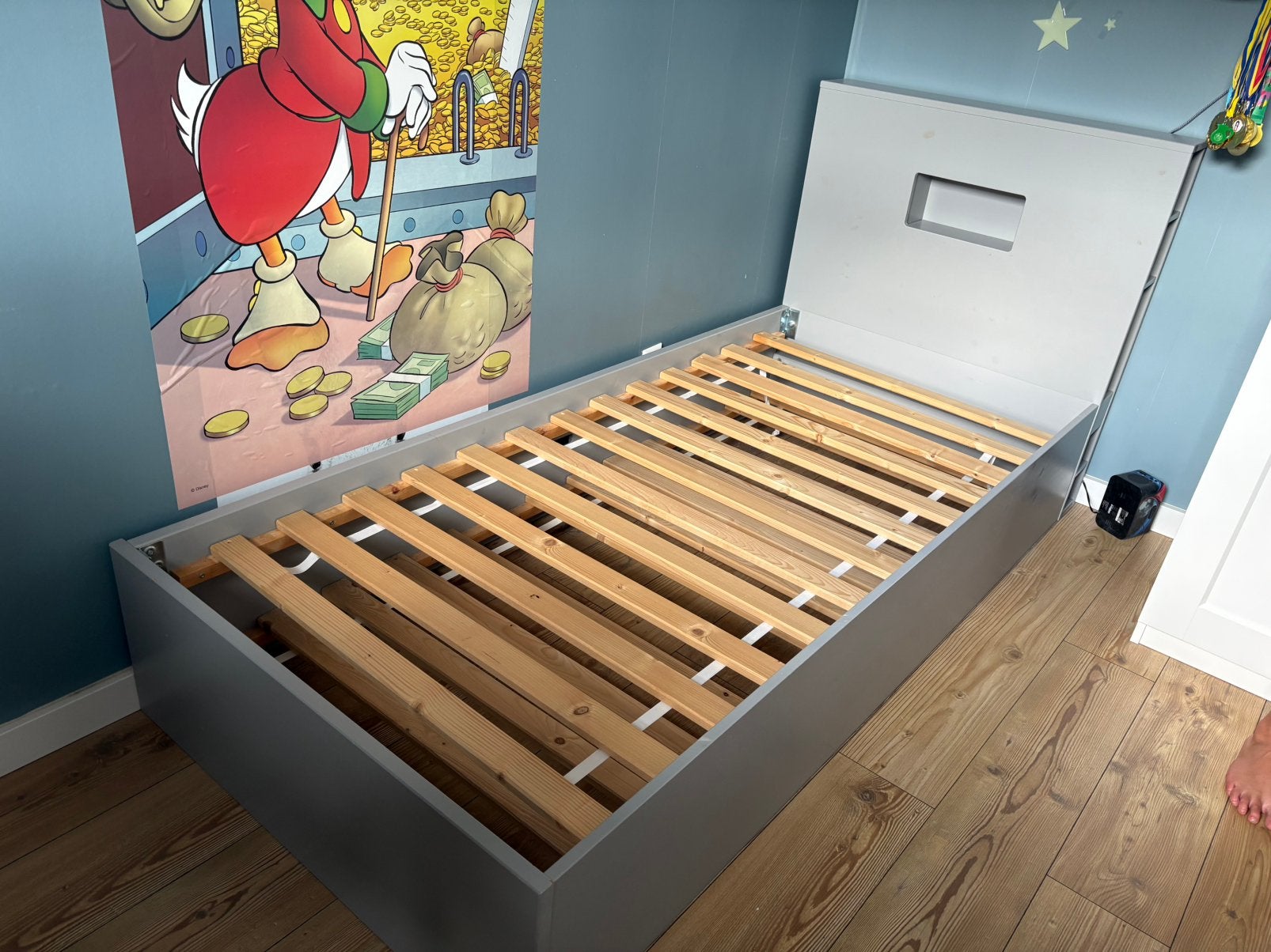 VT wonen tienerbed met uitschuiflade logeerbed, Huis en Inrichting, Slaapkamer | Bedden, Verstelbaar, 90 cm, Eenpersoons, Ophalen of Verzenden