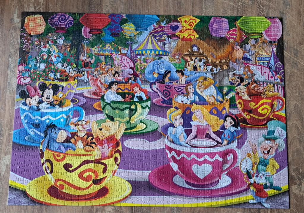 Disney Puzzel - 1000 stukjes - King, Ophalen of Verzenden, 500 t/m 1500 stukjes, Zo goed als nieuw, Legpuzzel