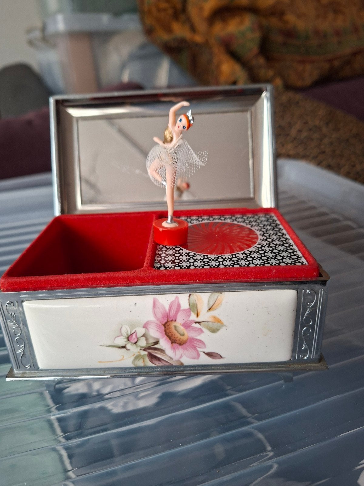 vrij uniek muziek/kinder sieraden doosje met dansende baleri, Ophalen of Verzenden, Roze