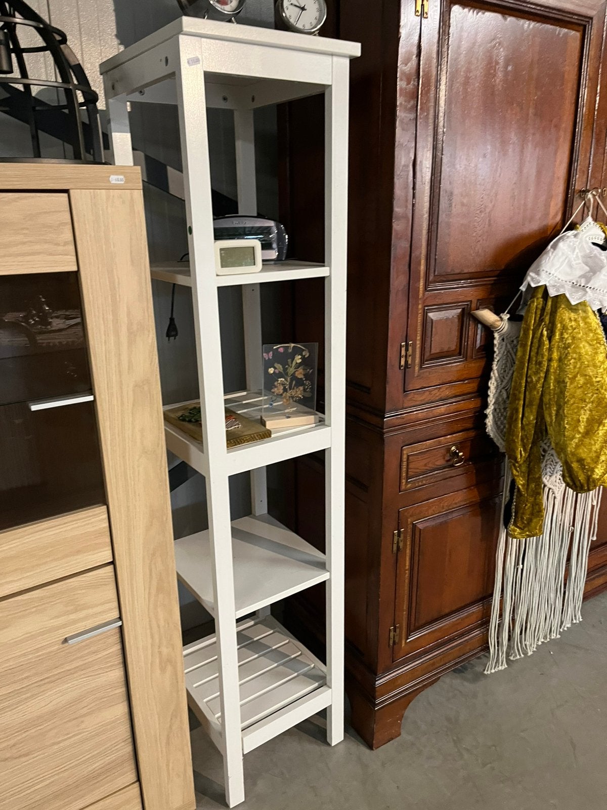 Houten stellingkast, Ophalen, Gebruikt