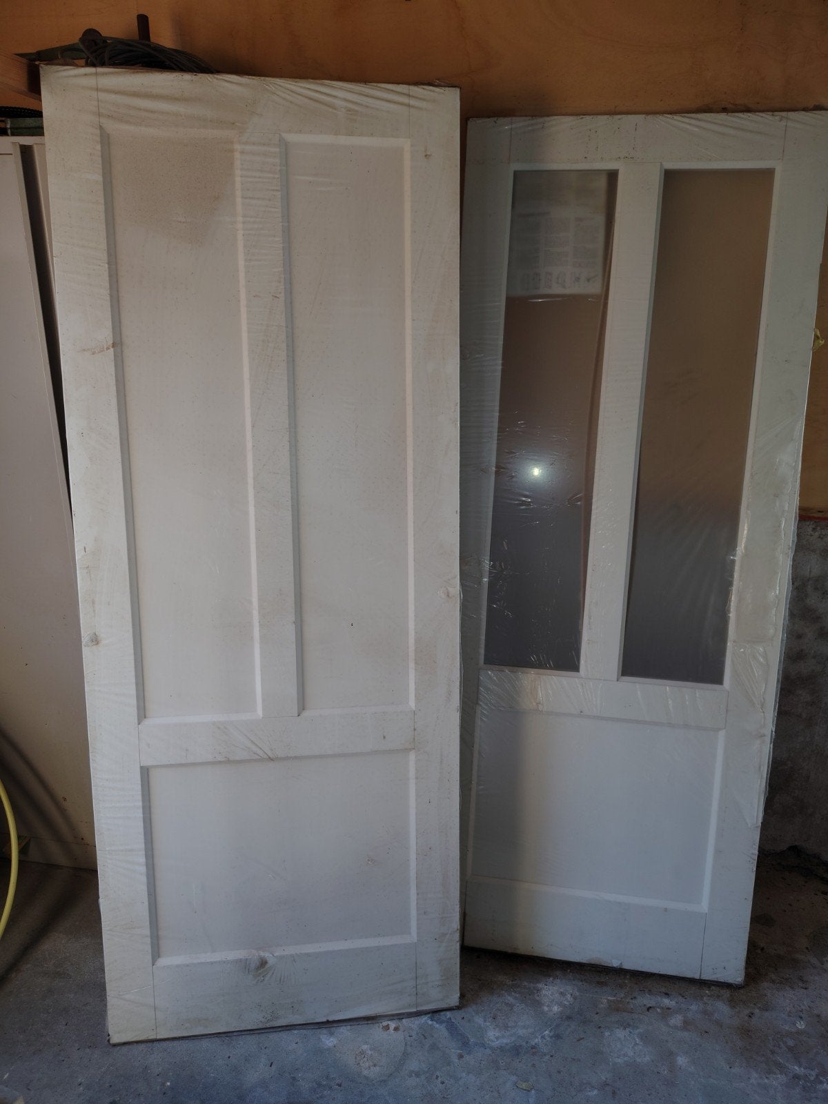 2 Bruijnzeel binnendeuren 1 dicht 1 met glas. 83 x 211,5, Doe-het-zelf en Verbouw, Binnendeur, Nieuw, Ophalen of Verzenden, Glas