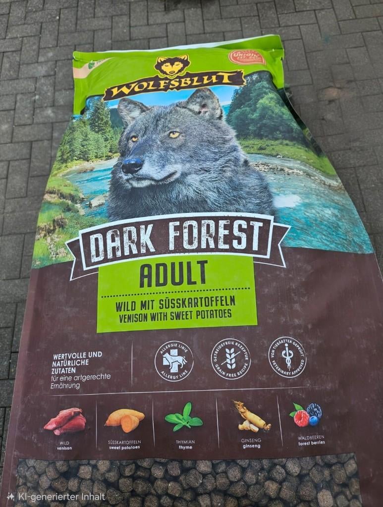 Wolfsblut Dark Forest Adult 12,5kg, Ophalen, Hond
