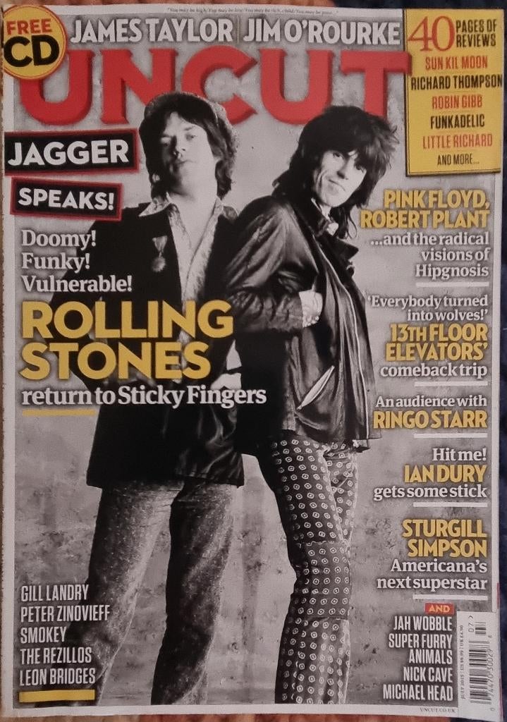 UNCUT 07-2015 Rolling Stones Starr 13th Floor Elevators Dury, Ophalen of Verzenden, Zo goed als nieuw, Muziek, Film of Tv