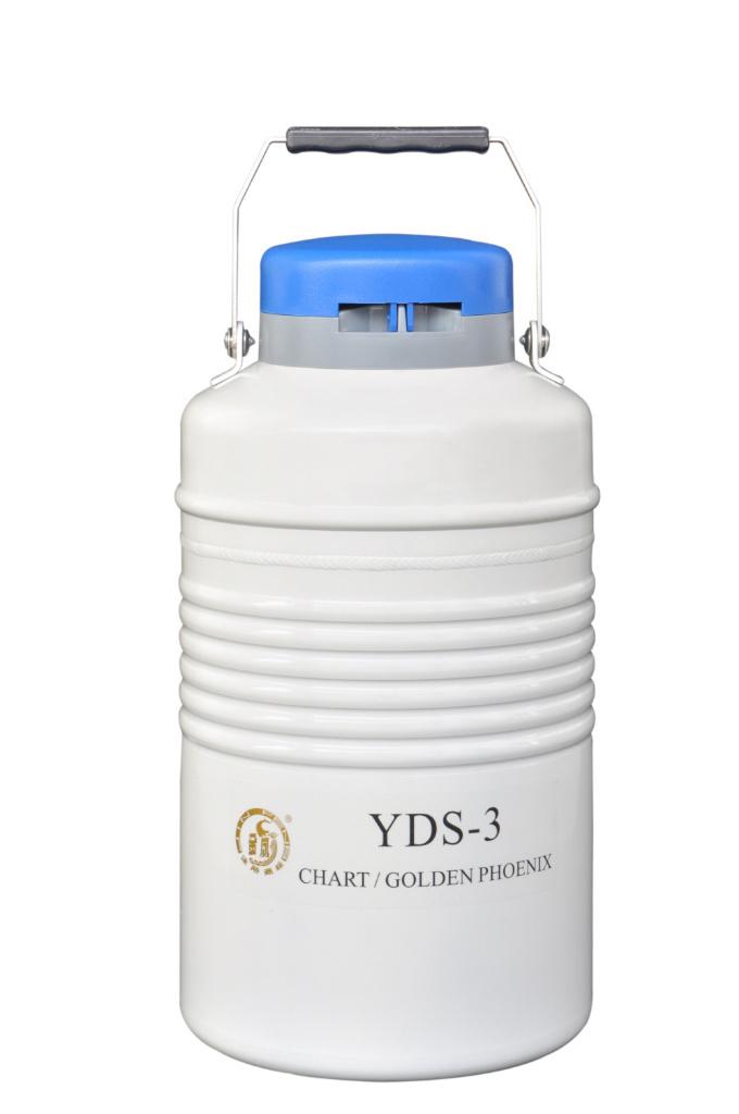 Cryogene LN2 tank stikstofvat stikstofcontainer - 3L, Ophalen of Verzenden, Gebruikt