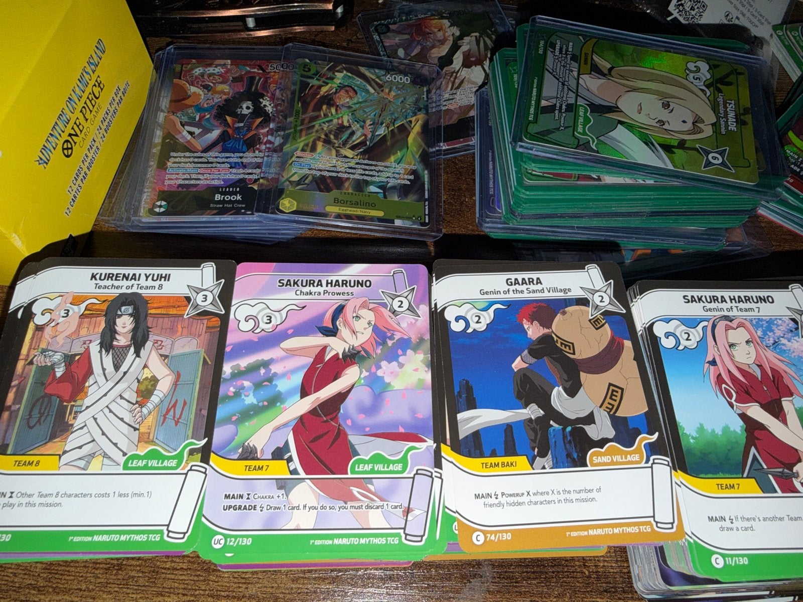 Naruto TCG Mythos Bulk - 350+ kaarten (C/UC/Missie), Ophalen, Nieuw, Meerdere kaarten