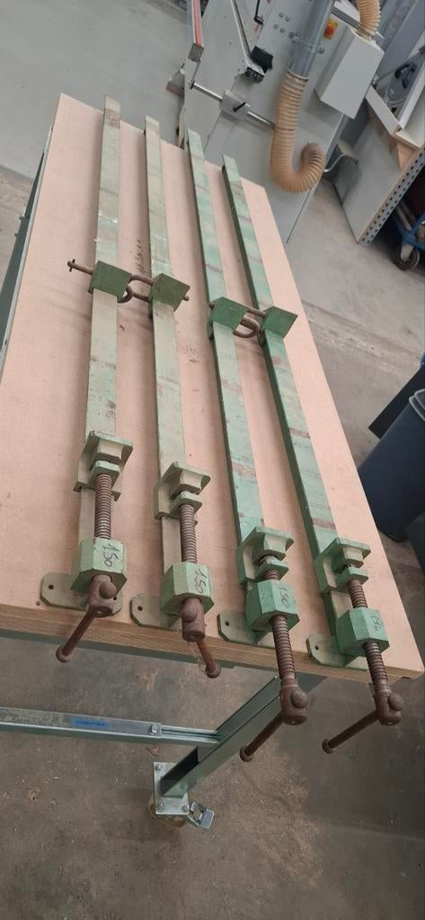 4 x Sergeant van 150 cm. Lijmklemmen Festool, Ophalen