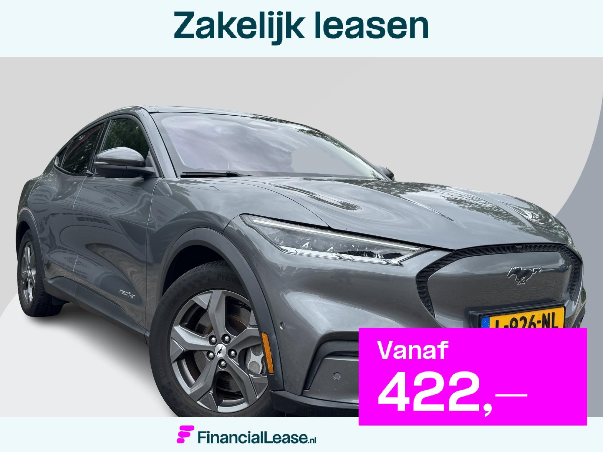 Ford Mustang Mach-E RWD 75 kWh 258pk Trekhaak | Elektrische, Automaat, Gebruikt, 750 kg, 258 pk