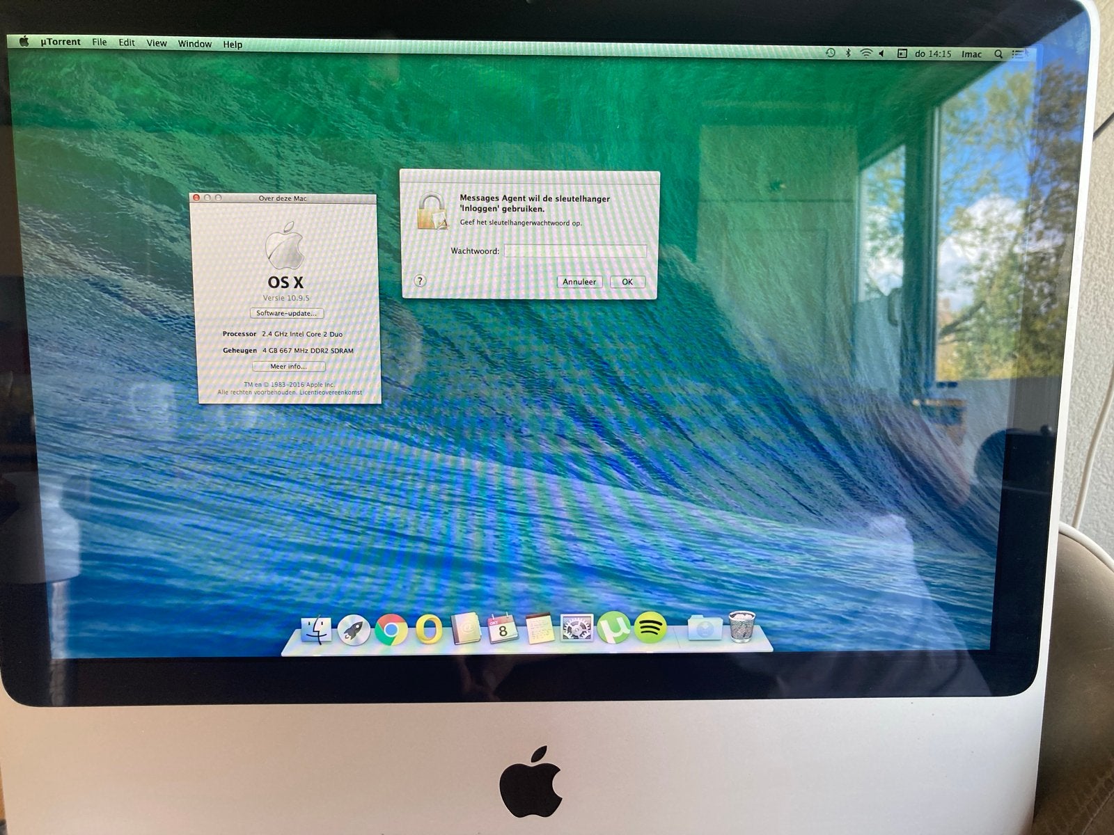 Apple iMac (2008) - 2.4 GHz Intel Core 2 Duo, 4 GB RAM, Ophalen, Gebruikt, 2 tot 3 Ghz, IMac