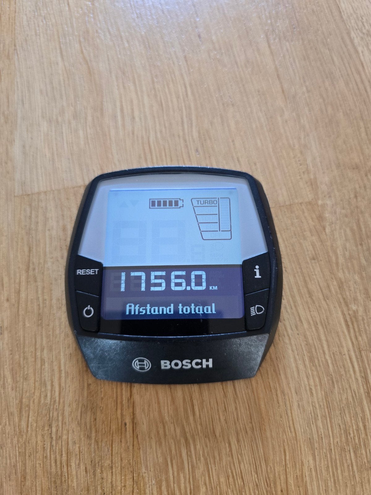 Bosch fietscomputer, Ophalen, Gebruikt