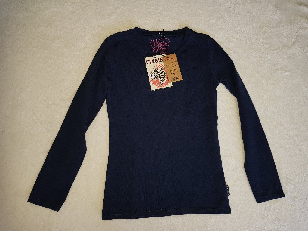 Mooie NIEUWE VINGINO longsleeve Joley mt 8/128., Kinderen en Baby's, Kinderkleding | Maat 128, Nieuw, Vingino, Shirt of Longsleeve