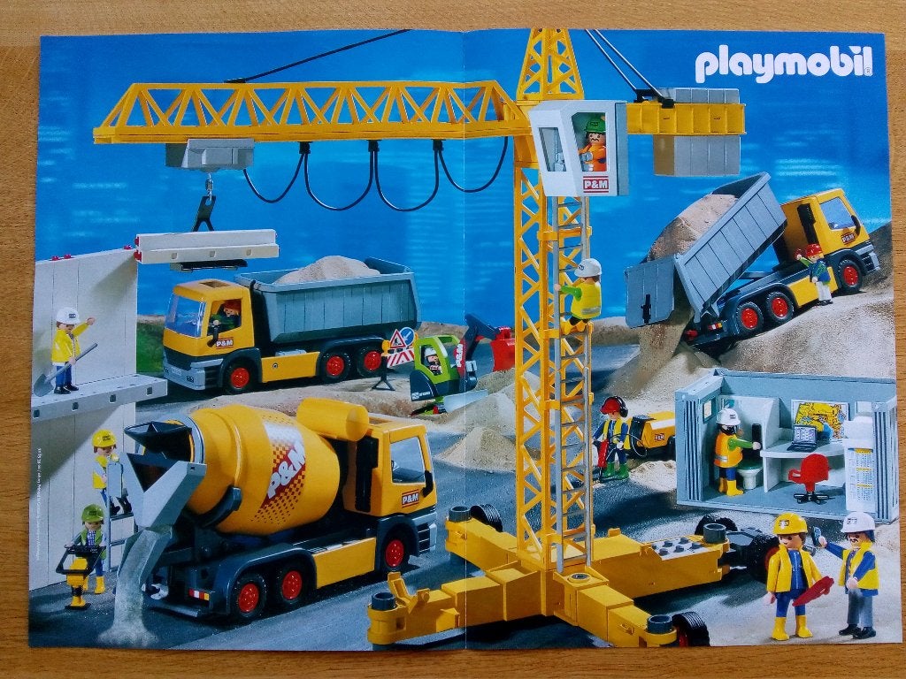 Poster Playmobil Bouwplaats (30853900/ 06.03), Ophalen of Verzenden, Zo goed als nieuw, Overige typen