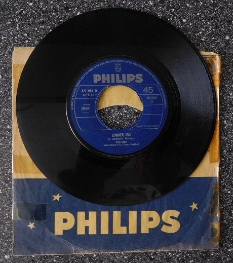 Bob Smit & Duke City Sextet - zonder jou (vanaf € 1,50), Ophalen of Verzenden, Zo goed als nieuw, 7 inch, Levenslied of Smartlap