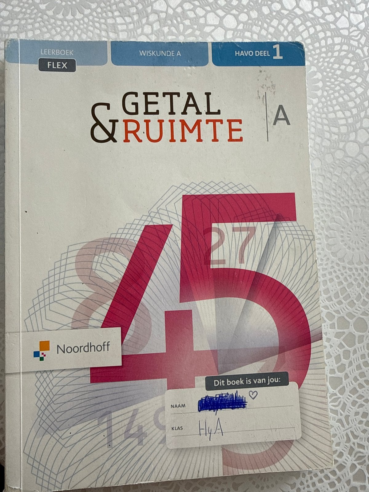 Getal & Ruimte Wiskunde A HAVO Deel 1 Leerboek, Verzenden, Beta, Gelezen, HBO