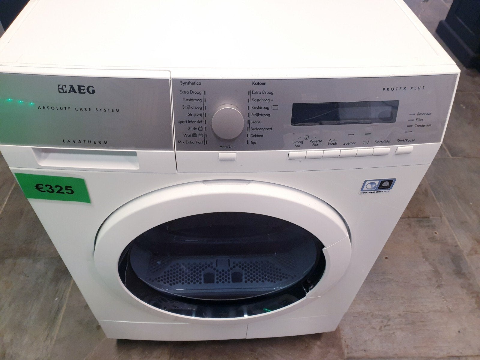 warmtepomp droger AEG 8kg A++Lavatherm 1JAAR GARANTIE, Ophalen, 6 tot 8 kg, Overige typen, Refurbished