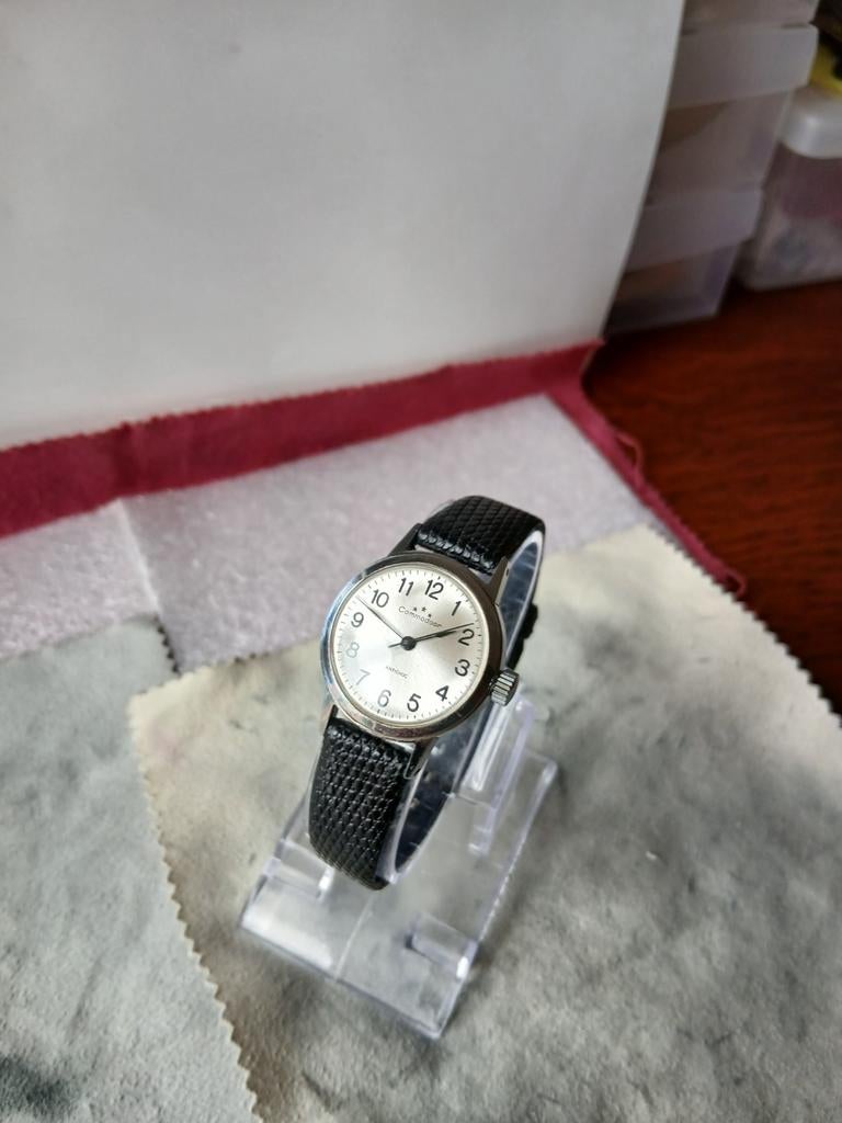 Vintage Commodoor polshorloge jaren zestig, Ophalen of Verzenden