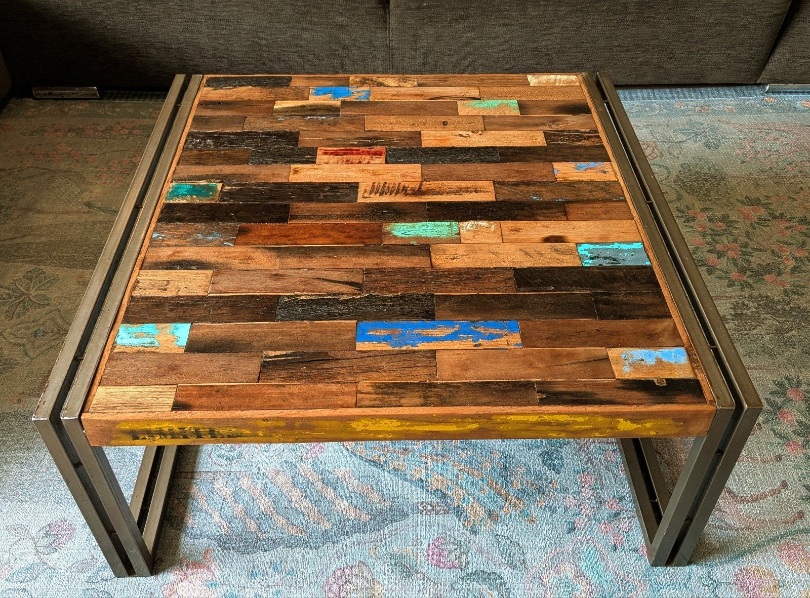 dBodhi salontafel - 80x80 cm, Ophalen, Gebruikt, 50 tot 100 cm, Vierkant